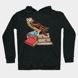 Books Owl Wisdom Reading Hoodie